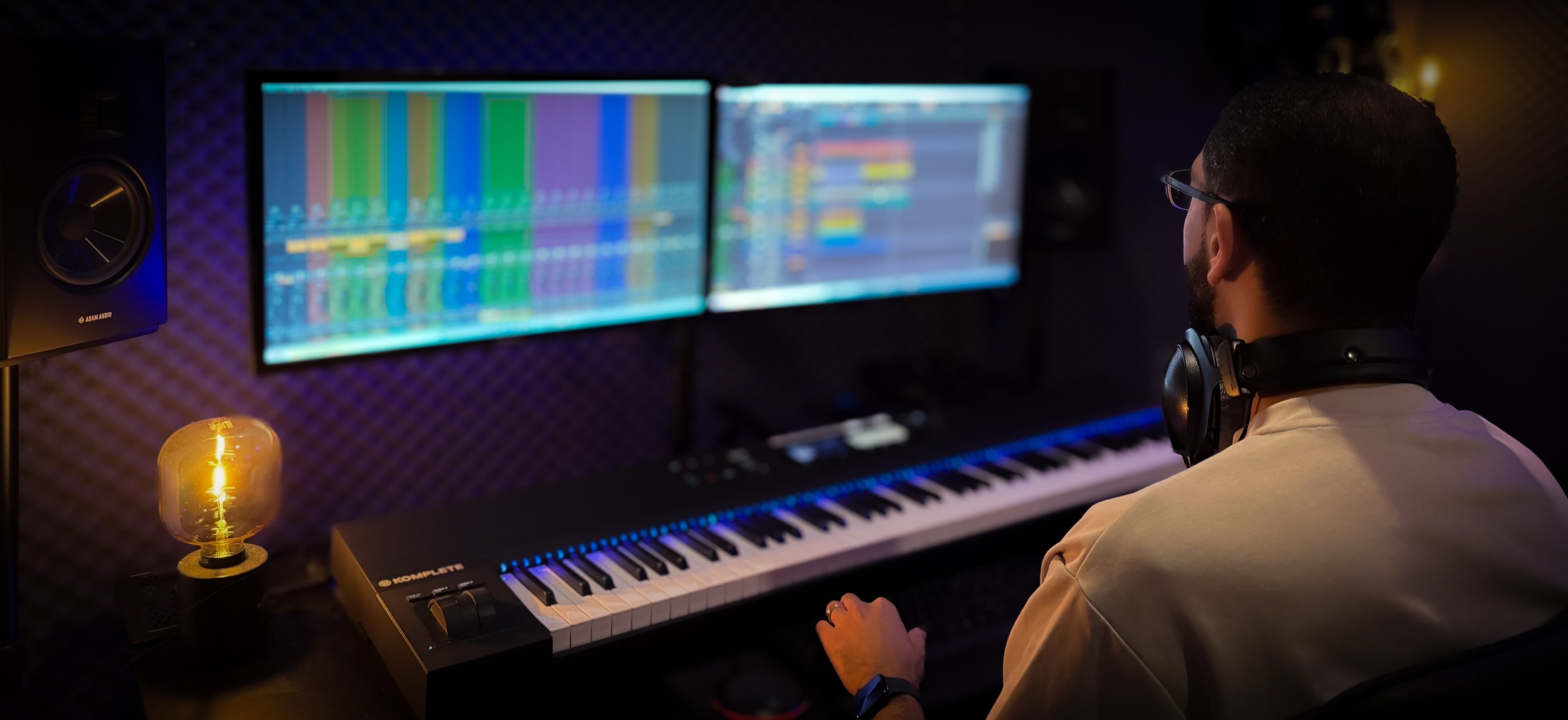 Mark in the Doxasi Studio control room